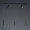 Image de HELL Suspension LED Tom, à 5 lampes, noire