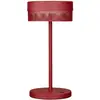 Image de HELL Lampe de table LED Mesh rechargeable, hauteur 30 cm, rouge indien