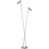Image de HELL Lampe sur pied LED Tom Pro, nickel mat, à 2 lampes, CCT, variateur d'intensité