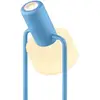 Image de HELL Lampe de table LED Banji, bleu pastel, hauteur 37 cm, variateur tactile