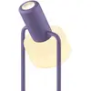 Image de HELL Lampe de table LED Banji, violet, hauteur 37 cm, variateur tactile