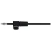 Image de GEWA 413910 Dard pour violoncelle, cône 24,0/26,3 mm, tige en fibre de carbone Ø 10 mm, longueur 60 cm, ultra-léger, pointe chromée interchangeable