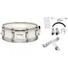 Image de Caisse Claire De Marche - 14" X 5" Bouleau - Blanc
