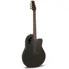 Image de Ovation 1778TX-5-G Elite TX Mid Cutaway Black Textured guitare électro-acoustique folk