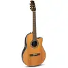 Image de Ovation 1773AX-4-G Classic Nylon Legend Mid Cutaway guitare électro-acoustique classique, Natural
