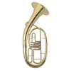 Image de Roy Benson Bb-Tenor Horn TH-202 (Modèle compact premium, avec pavillon en laiton Ø 26 cm, anche en laiton doré durable, coulisses en maillechort, en finition laquée, étui léger de forme inclus)