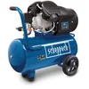 Image de Compresseur Scheppach HC52DC (2200 watts, 50 L, 8 bar, puissance d'aspiration 412 L/min, limiteur de pression, lubrification à l'huile, vérin double)