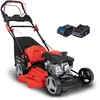 Image de Scheppach Tondeuse à Gazon Thermique MS150-46E | Autotractée avec démarrage électrique | Moteur 4T | Largeur de Coupe 46cm | Panier 55L | Fonction Mulching & Raccord Rapide de Lavage