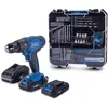 Image de Scheppach Perceuse-visseuse C-DTB74/2-X - série 20V IXES - 50 Nm - mandrin 13mm - 2 batteries 2Ah + chargeur + coffret de 74 accessoires inclus