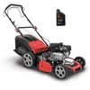 Image de Scheppach Tondeuse à Gazon Thermique MS180-51   Largeur de Coupe 51 cm   Moteur à Essence 4 Temps 4,0 KW   5,4 CV   Jardin Jusqu’à 1600 m²   Hauteur de Coupe réglable sur 8 Positions   Huile Moteur