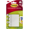 Image de Command Languettes Accroches Tableaux, Petit Modèle, 4 x 2 Languettes, 1,8 kg, Blanc - Sans Outils - Fixation sans Dommage