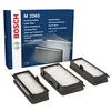 Image de Bosch M2060 Filtre d’Habitacle Standard - 3 Filtres de Remplacement | Contre le Pollen et la Poussière pour un air plus Propre à l'Intérieur du Véhicule