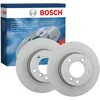 Image de Jeu de disques de frein Bosch BD435 - Disques ventilés 286 mm haute teneur carbone - Essieu avant - Excellent refroidissement et réduction du bruit, protection anticorrosion avancée - 2 disques