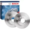 Image de Jeu de disques de frein Bosch BD1107 - Disques pleins 231 mm - Essieu avant - Certifié ECE-R90 - Longue durée de vie, protection anticorrosion avancée - 1 jeu de 2 disques