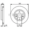 Image de BOSCH 0 986 479 474 2x Disque de frein Avant Ø289,6mm Hauteur: 45,1mm Épaisseur: 22mm Cercle de percage -Ø: 114,3mm ventilé Compatible avec MAZDA MX-5 III NC
