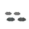 Image de Bosch BP1201 Plaquettes de frein - Essieu avant - certification ECE-R90 - 1 jeu de 4 plaquettes