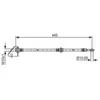 Image de BOSCH Tuyau de frein 1987481497 Compatible avec: HYUNDAI TUCSON, TUCSON Kasten/SUV, KIA SPORTAGE II