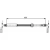 Image de BOSCH Tuyau de frein 1987481711 Compatible avec: VW CADDY III Großraumlimousine, CADDY III Kasten/Großraumlimousine