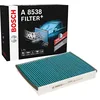 Image de Bosch A8538 - Filtre d'habitacle anti-odeurs et anti-bactérien Filter+ - filtre à poussière et à pollen