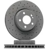Image de BOSCH 0 986 479 H37 2x Disque de frein Ø318mm Hauteur: 62,5mm Épaisseur: 30mm Cercle de percage -Ø: 112mm perforé & disque de frein à deux pièces & ventilé