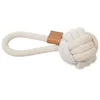 Image de D&D Home, Harper Ball avec Boucle 27 cm/Ø15 mm, Matériaux naturels et résistants, Jolies Finitions en Cuir, Couleur et Forme Tendance, Maintient la Dentition et Les gencives en Bonne santé