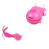 Image de COOCKOO, Jouet pour Chat Roxy 8x8x10,5cm Rose, Jouet Laser électronique avec Clip, Rechargeable Via USB, Mouvements imprévisibles, Silencieux, Couleurs Flashy