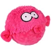 Image de Coockoo, Jouet Gary 17x20x12cm Rose, Jouet coloré et résistant pour Chiens, avec Squeaker, Balle épineuse en TPR enveloppée dans de la Peluche Douce, Velouté