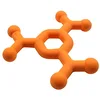 Image de EBI, Dawg Science L - 27x24x2,5 cm Orange, Jouet pour Chien à rapporter Flottant, Jouet de qualité en Caoutchouc Mousse, Stimule la Mastication et la Morsure, Prévient la Plaque Dentaire et Le tartre