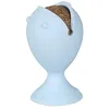 Image de EBI Petit Jouet Snack Puffi avec Balle d'herbe à Chat 9,5x5,5x5,5cm Bleu