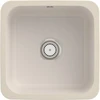 Image de V&B Évier sous-plan Cisterna 50 avec garniture vidage, mitigeur, crema CeramicPlus