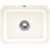Image de V&B Évier sous-plan Cisterna 60C avec garniture vidage, excentrique, crema CeramicPlus