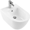 Image de V&B Bidet mural Subway 2.0 37x56,5 cm, 1 trou de robinet, trop-plein, blanc