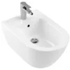 Image de Villeroy & Boch Bidet Subway 2.0 375x565mm, 1 trou pour robinet, avec trop plein, 540000R1, Couleur: Céramique blanche plus