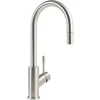 Image de V&B Robinet mitigeur évier Umbrella Flex 11,5 l/min, extractible, acier inox massif