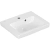 Image de V&B Lavabo Subway 2.0 45x37 cm, blanc C+, avec trou de robinet, trop-plein