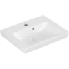 Image de V&B Lavabo Subway 2.0 50x40cm, blanc C+, avec trou de robinet, trop-plein