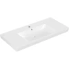 Image de V&B Meuble lavabo Subway 2.0 100x47 cm, blanc C+, avec trou robinet, trop-plein