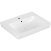 Image de V&B Subway 2.0 lavabo 60x47 cm, avec trou robinet, trop-plein, blanc