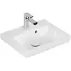 Image de V&B Meuble-Lavabo Subway 2.0 45x37cm, blanc C+, avec trou robinet, trop-plein