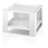 Image de Xavax Socle universel (60 x 60 cm, augmentation de 40 cm, socle stable avec compartiment inférieur, pieds réglables en hauteur, socle pour lave-linge/sèche-linge) Blanc