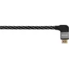 Image de Câble HDMI AVINITY 2.0/18Gbps 0.75M Noir Fiche Coudée