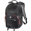 Image de Hama Sac à dos "Profitour" (pour 2 appareils photo reflex numériques, 21 L, accès rapide, compartiment pour tablette, housse de pluie, support de trépied, bagage à main, 240) Noir/Rouge