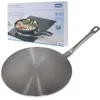 Image de Xavax Plaque adaptatrice pour plaque à induction (adaptateur pour plaques à induction, pour casseroles, rôtissoires, machines à expresso, adaptateur d'induction universel, 19 cm, rond) Argent