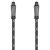 Image de Hama Câble audio à fibres optiques, connecteur ODT (Toslink), plaqué or, 3,0 m,Garantie 30 ans,Noir et Gris