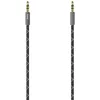 Image de Hama Câble audio, jack mâle 3,5 mm/con. mâle, stéréo, métal, doré, 1,5 m