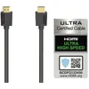 Image de Hama Câble HDMI  ultra haute vitesse, câble ultra certifié, fiche mâle   fiche mâle, 8K, plaqué or, 1,0 m,Garantie 10 ans,Noir