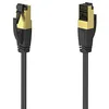 Image de Hama Câble Ethernet 5m Garantie 10ANS (Câble Réseau LAN, Cable RJ45, CAT8, 40 Gbit/s, S/FTP, blindé, contacts plaqués or, LSZH zéro halogène) noir