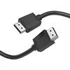 Image de Hama Câble Displayport 1.2 pour la transmission de données numériques et de signaux audio/vidéo (21,6 Gbit/s, Ulltra HD, 4k, double blindage, PVC, 3m) noir