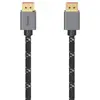Image de Hama Câble DisplayPort 2m Ultra HD 8K 4K Garantie 30ANS (DP 1.4,HDR, Alu, Contacts Plaqués Or, Gaine Renforcée Fibre Aramide, pour ASUS, Dell, Acer, Carte Graphique, Console de jeu) Noir
