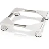 Image de Xavax Support de machine à laver (socle réglable, largeur et longueur réglables, cadre de base réglable en hauteur 13-18 cm, pour machine à laver, sèche-linge, réfrigérateur jusqu'à 150 kg) blanc